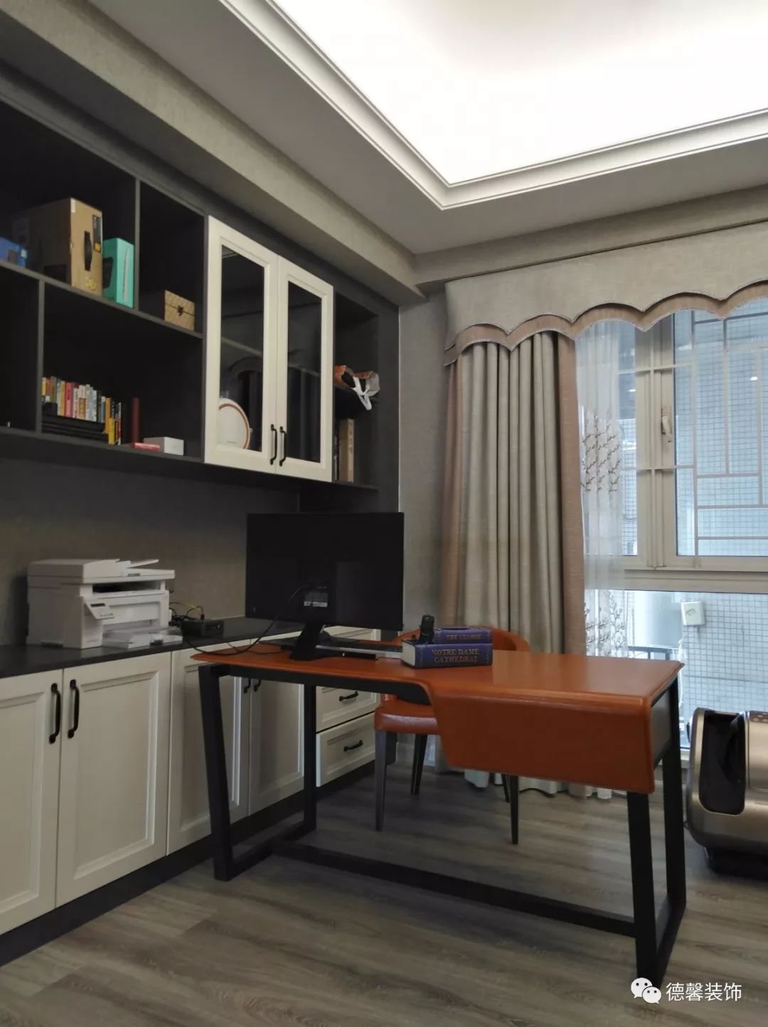 广州珠江美景的法式橙意家居设计-53