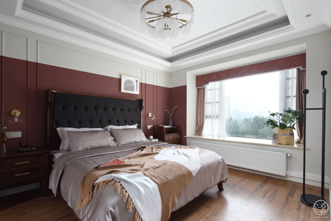 成都高新区现代美式二手房改造 | 温馨阳光，绿意盎然-91