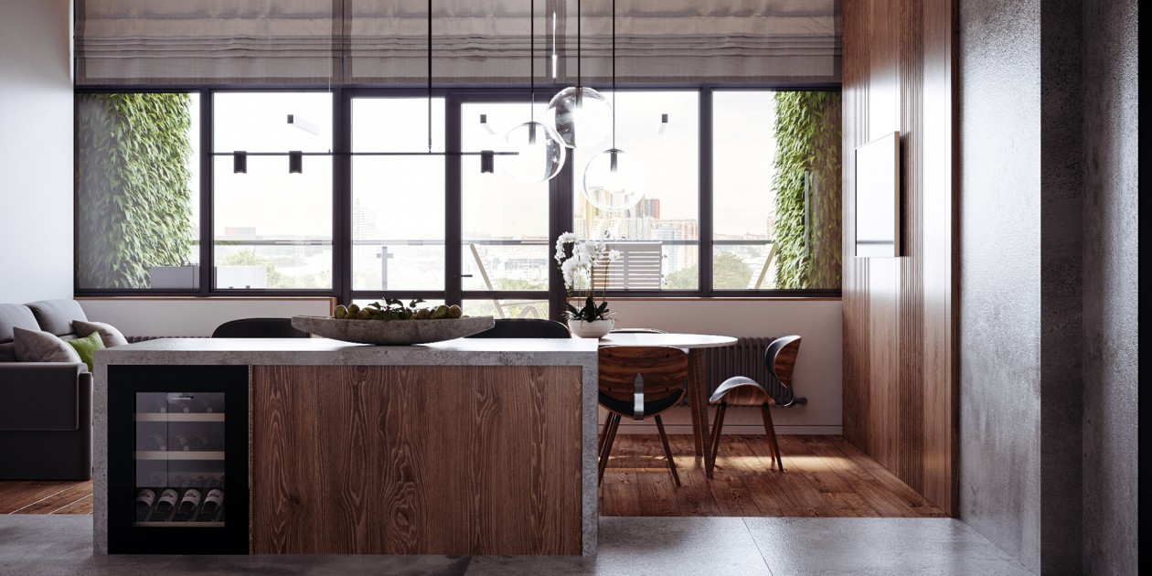 120㎡公寓 舒适温暖有质感的轻工业风 美腻-8