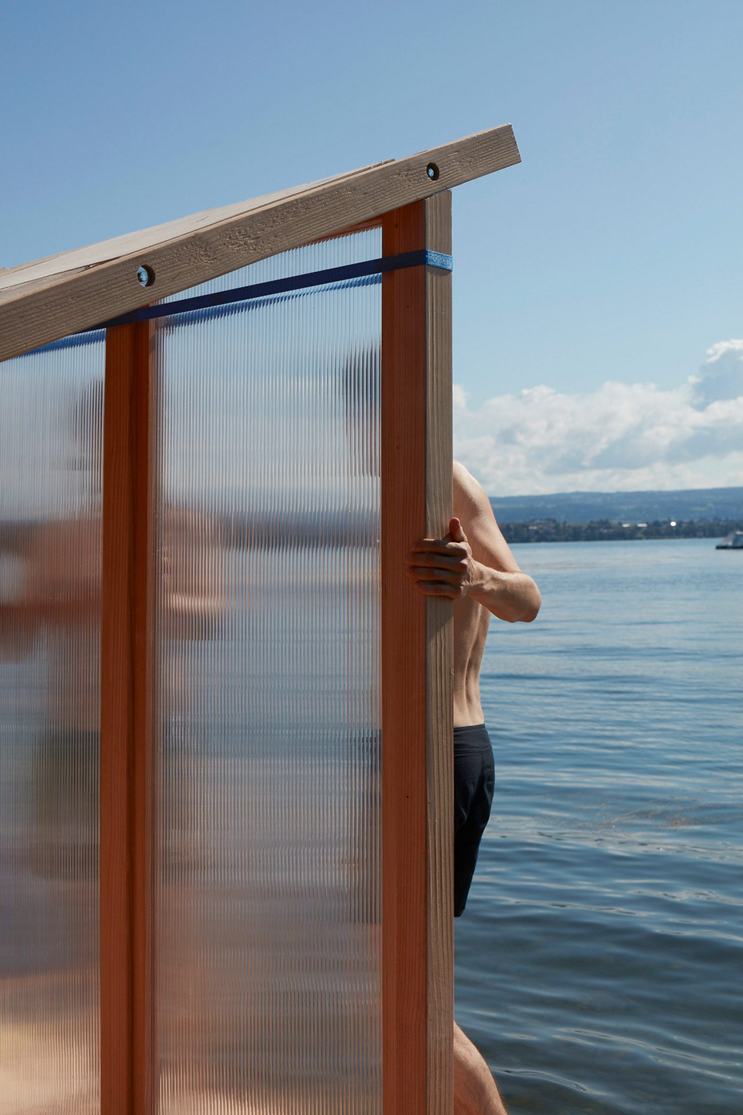 褶皱起伏的贝壳桑拿房丨日本丨隈研吾建筑事务所-192