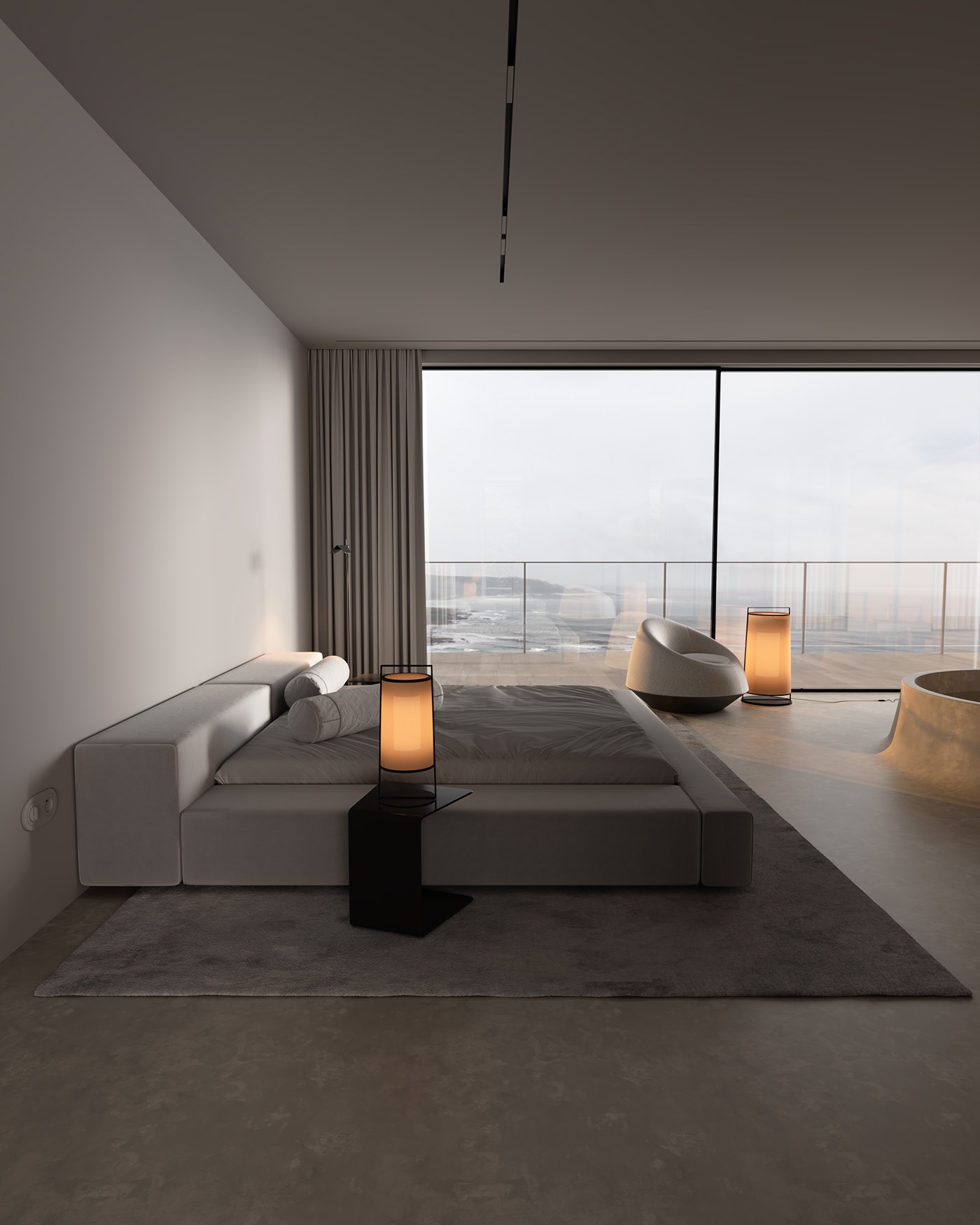 极简大宅 奢享极致景观 | Anastasiia Reznichenko作品-15