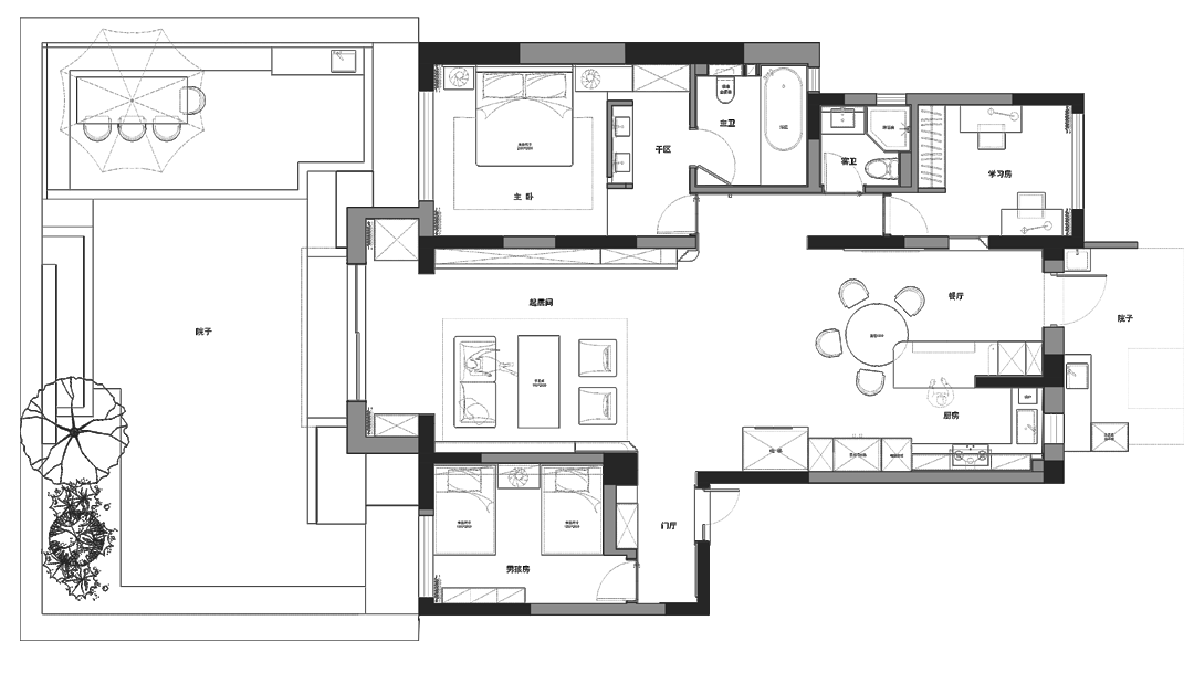 素构丨中国南京丨花漾美作·空间设计-17