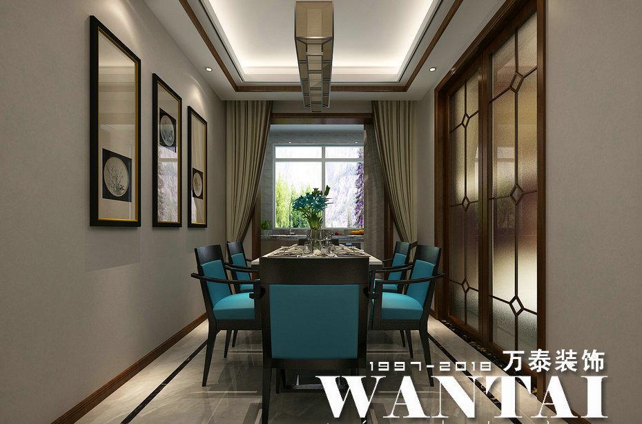 
泰安华新山水居205㎡顶+阁新中式装修 -4