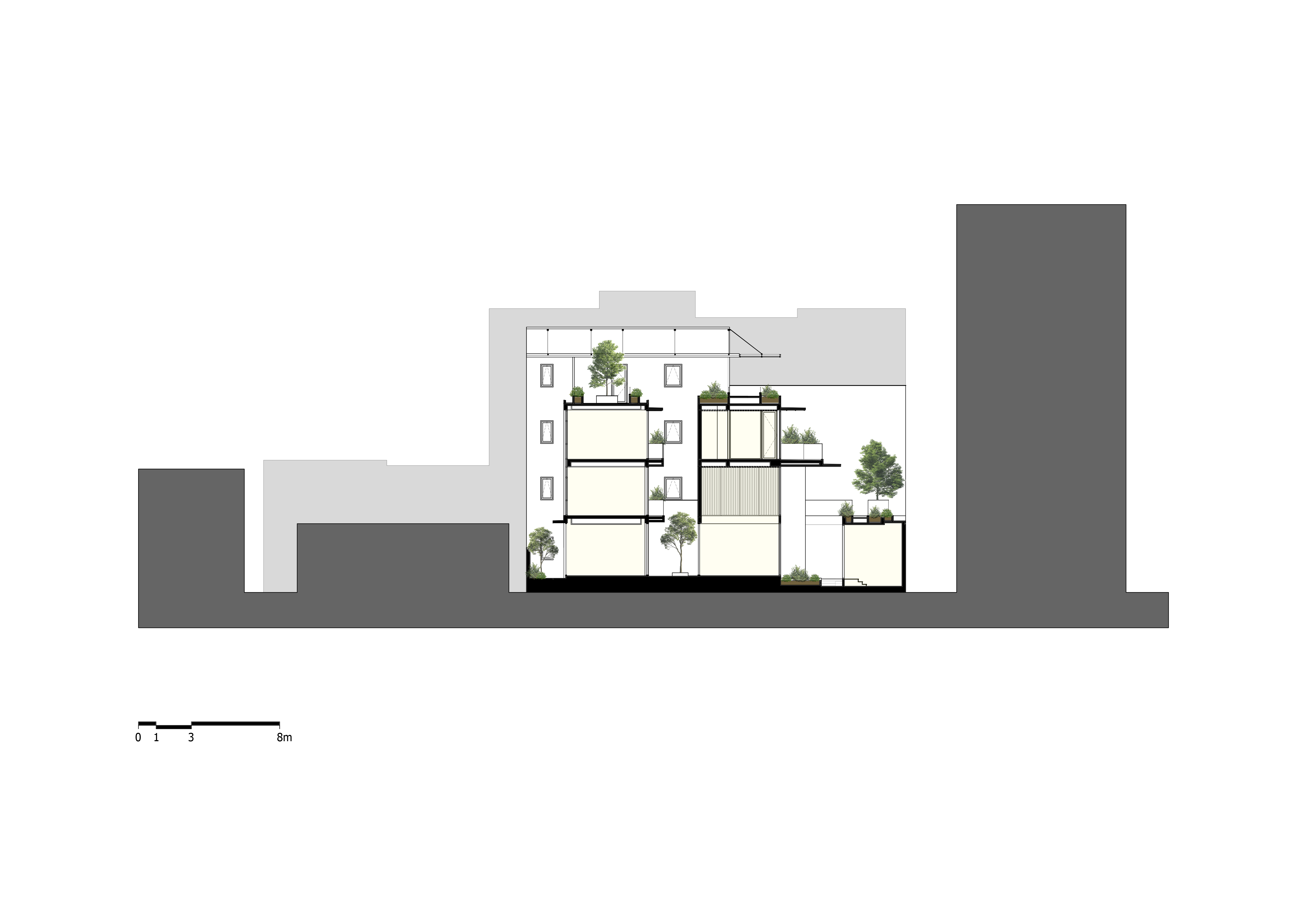 现代绿色环保的越南 Step House 设计-43