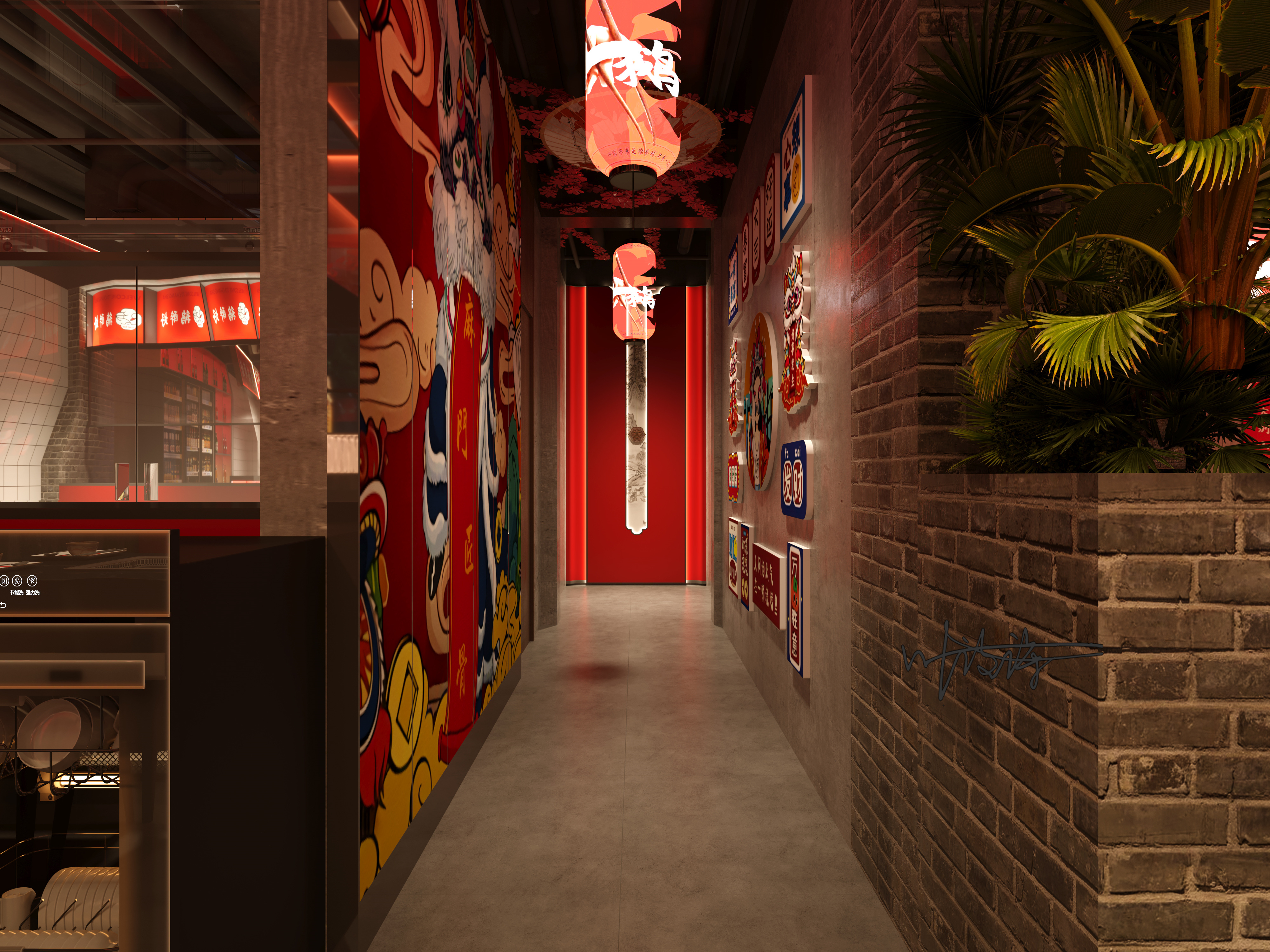 风美学|中式火锅店设计-8