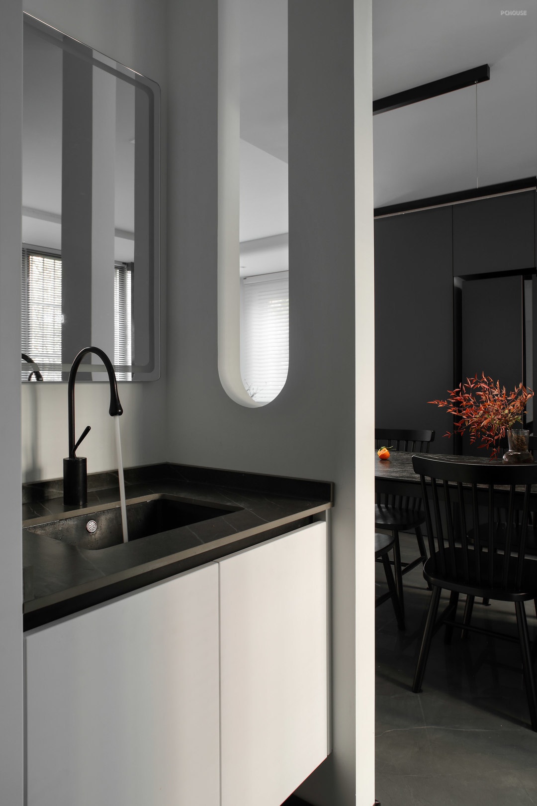 新婚岛台,中西厨房,衣帽间,开启幸福生活丨壹石设计-27