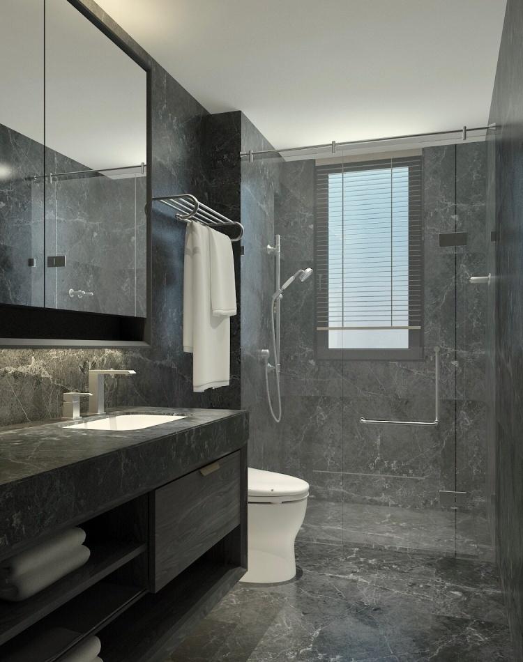 融合南北对流与女性力量的黑灰色系家居设计-60