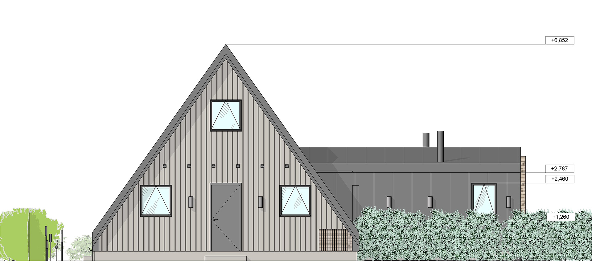 A 型框架房屋设计方案丨俄罗斯秋明-18