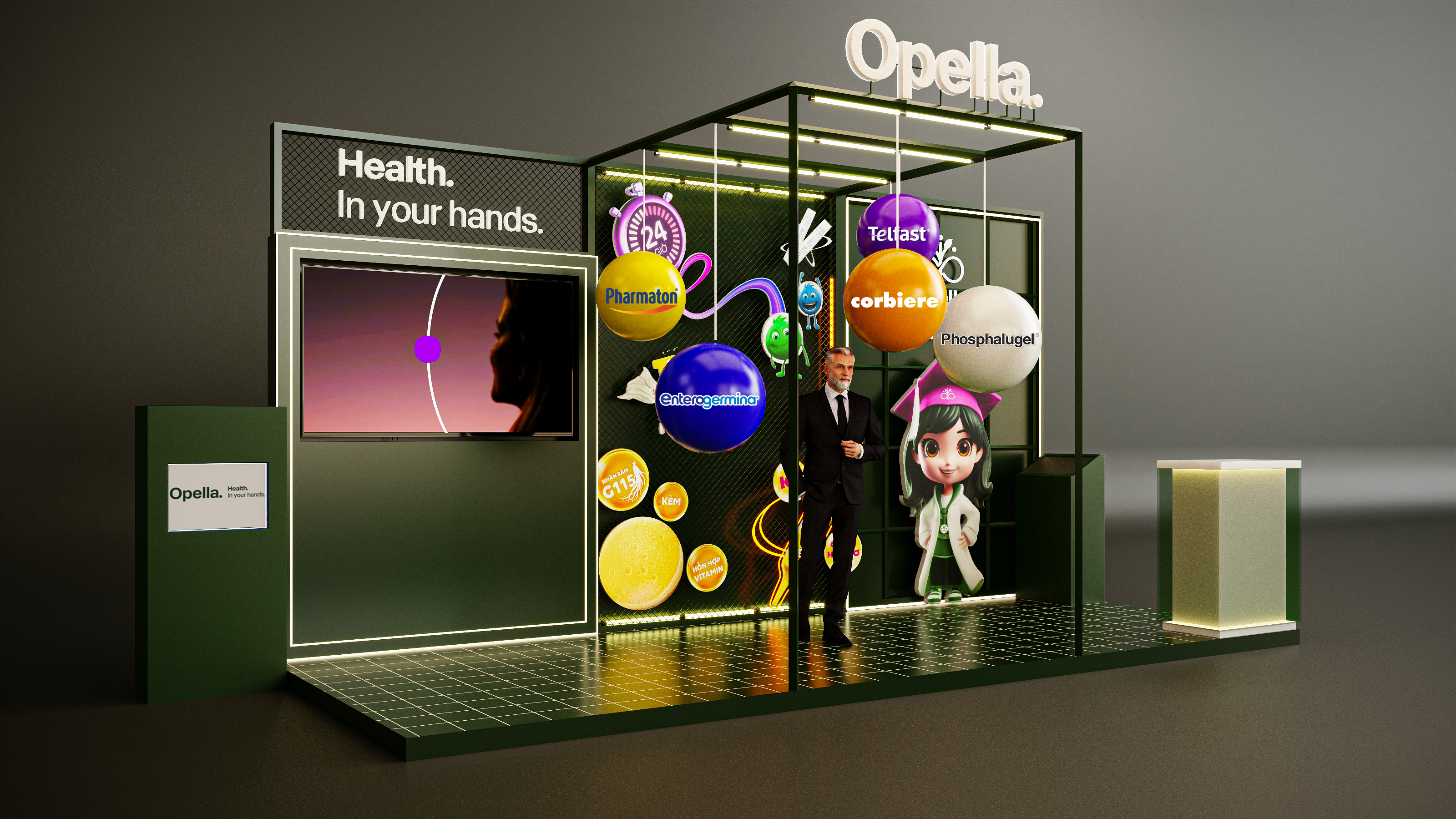 赛诺菲医药会议展位-7