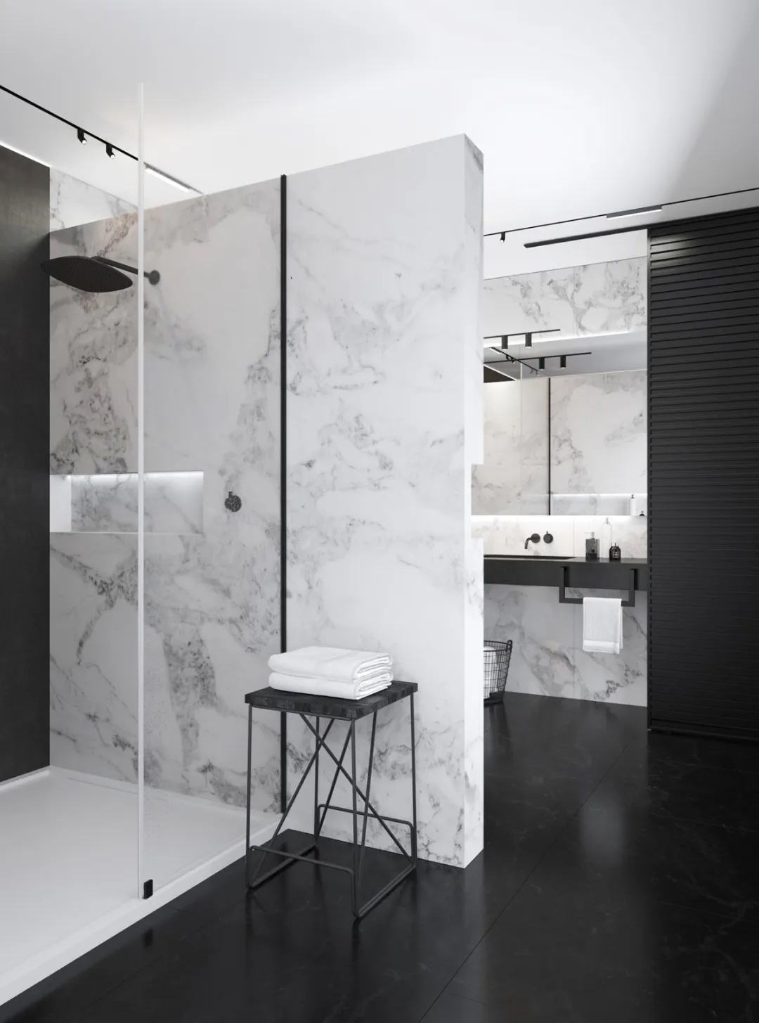 高级黑＋极简白的质感奢华-32