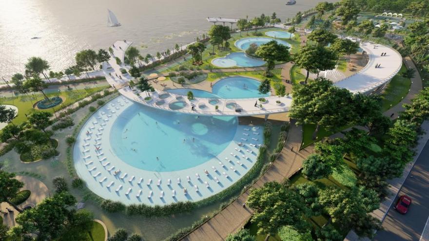 江汉公园天然游泳池丨韩国首尔丨佰筑设计(上海)+Carve(阿姆斯特丹)-3