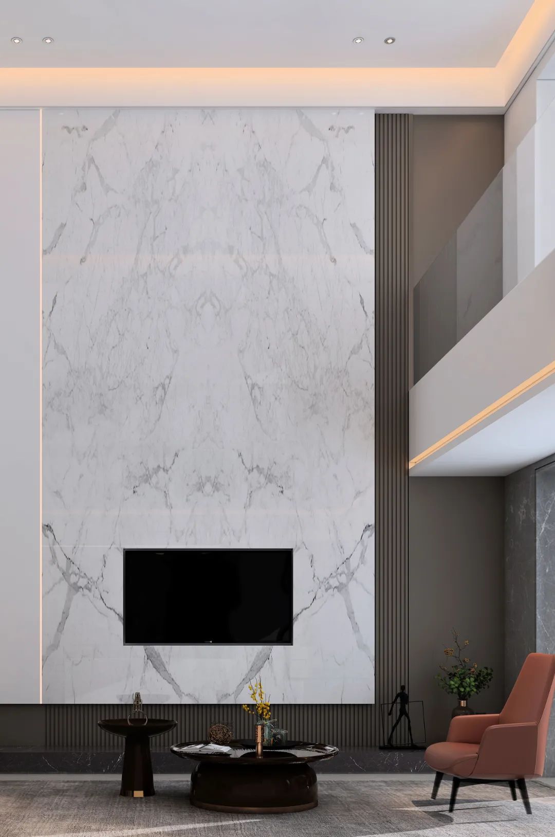 中联天城·复式│现代简约·烟火气空间-17