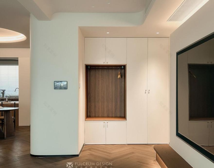 联投安屿那奶油侘寂中古住宅设计丨艺境·陈设软装-42