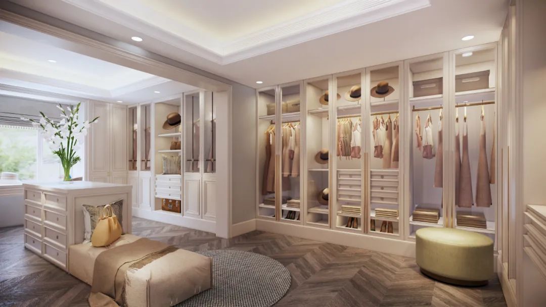 花湖汀 | 复古韵味融入生活细节,打造优雅时光空间-87