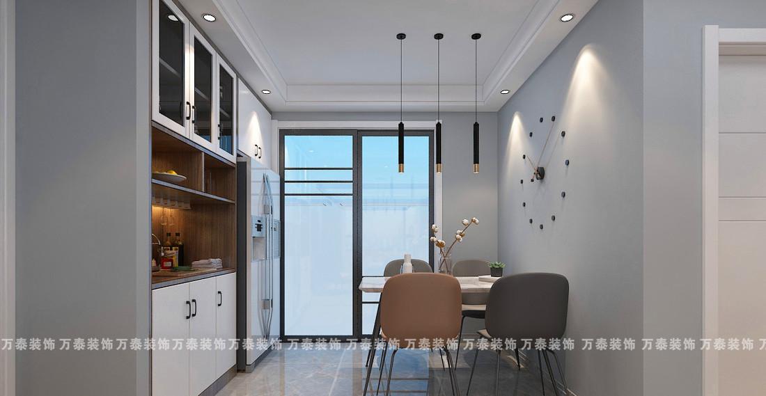 
济南室内装修——翡翠大观现代简约整装案例 -6