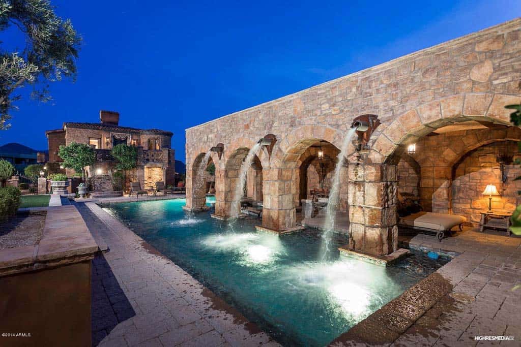 Medieval masterpiece: Italian-inspired gothic villa in Scottsdale-46