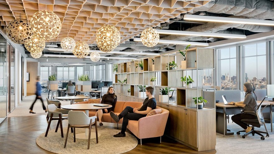 女性健康公司 Organon 总部,优雅、女性化的室内设计-1