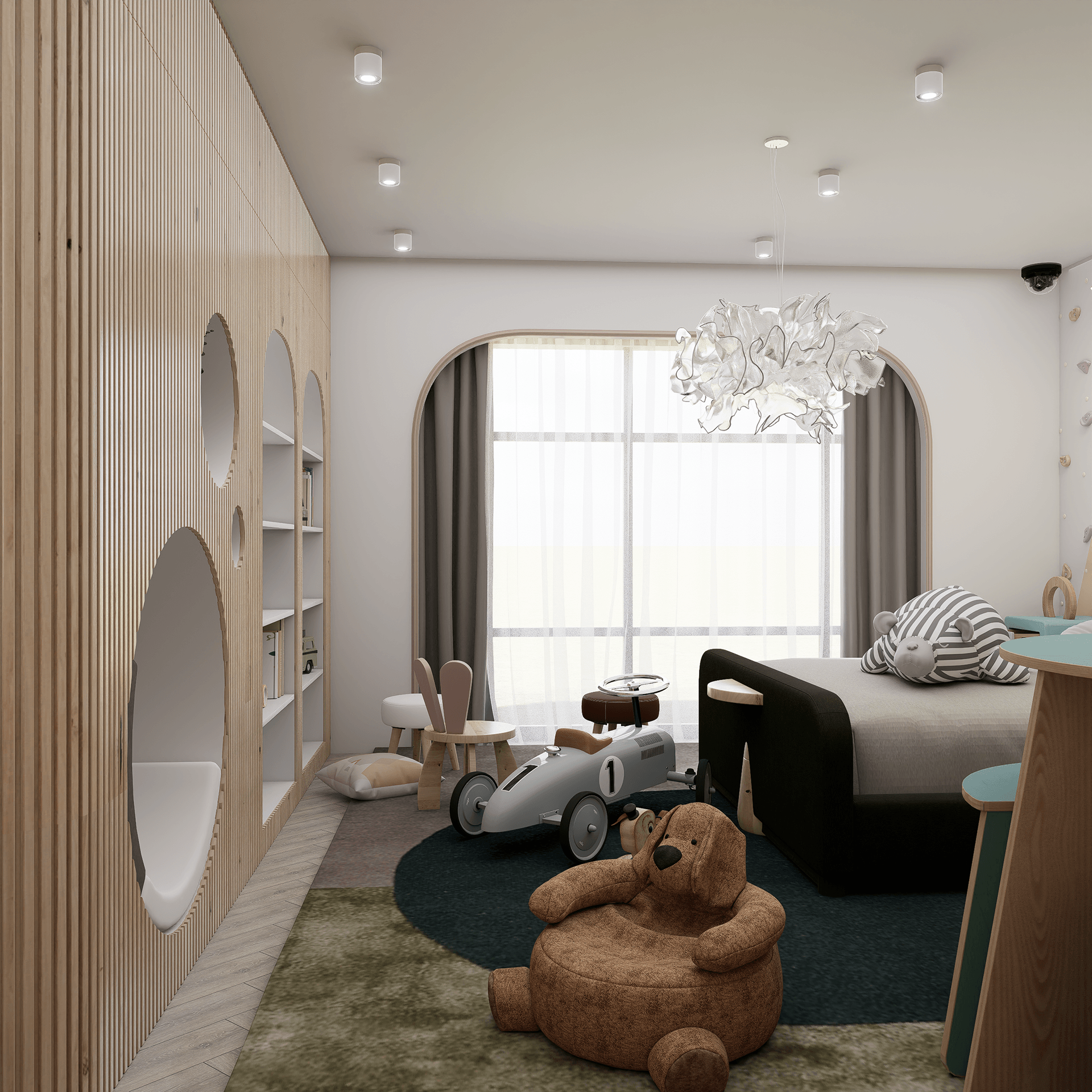 Kids Room Interior Design | 3ds Max + Corona-1
