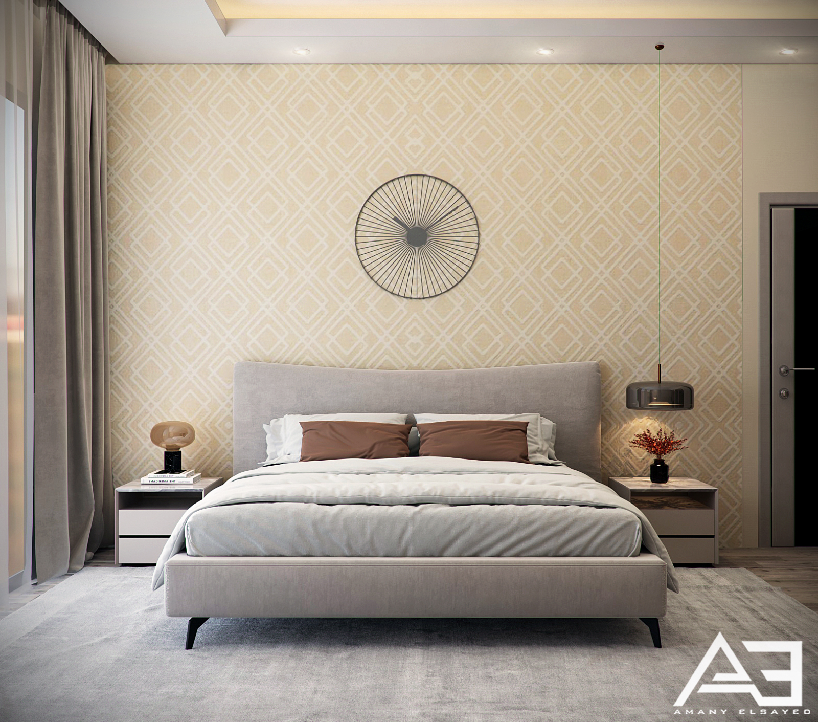酒店套房设计丨沙特阿拉伯丨Amany ELsayed-4