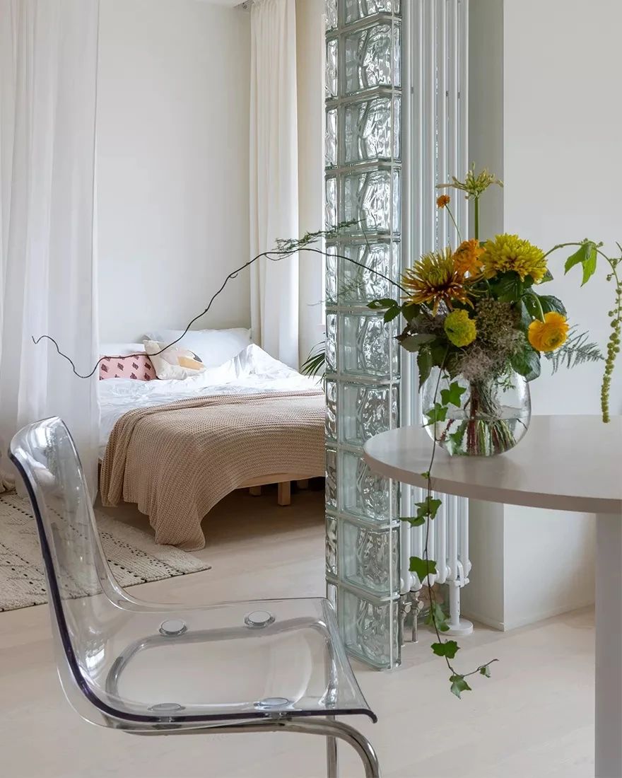 40㎡玻璃砖小宅丨Tatyana Ponomareva 和 Olga Elizarova-10