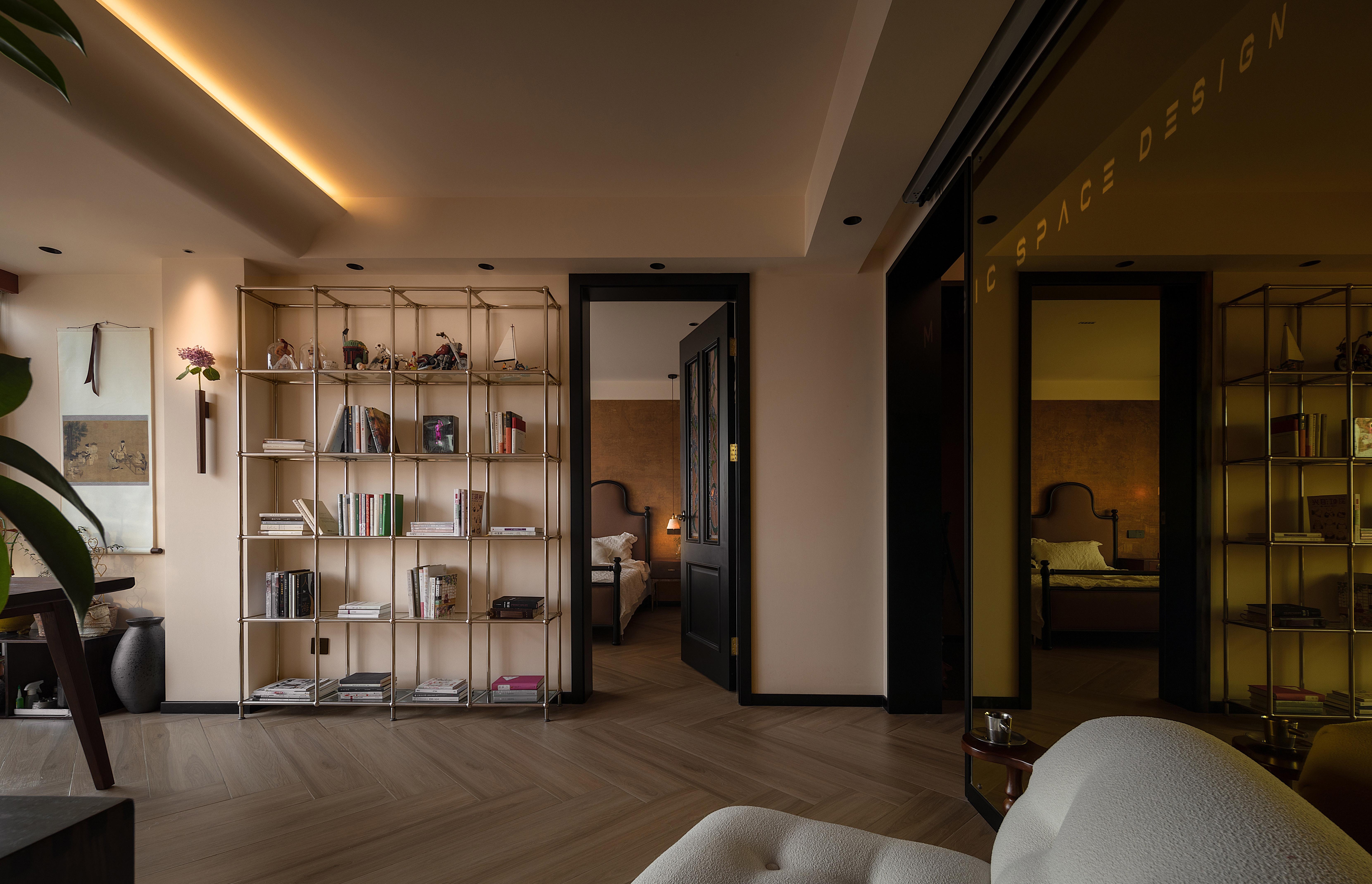 花窗玻璃的现代诗意 · 79㎡百川一居室设计丨百川设计-23