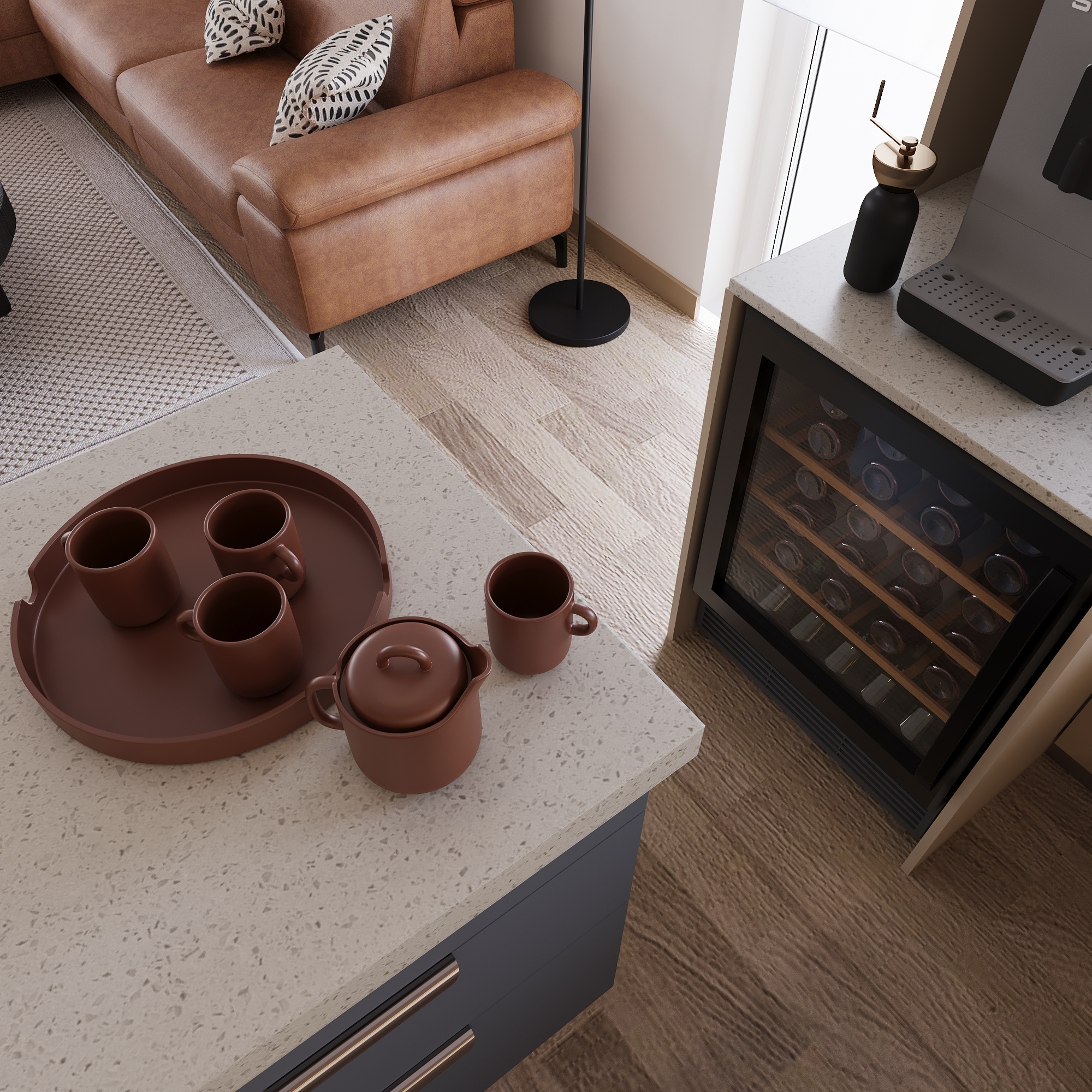 Stara Pazova市中心70平米公寓设计-9