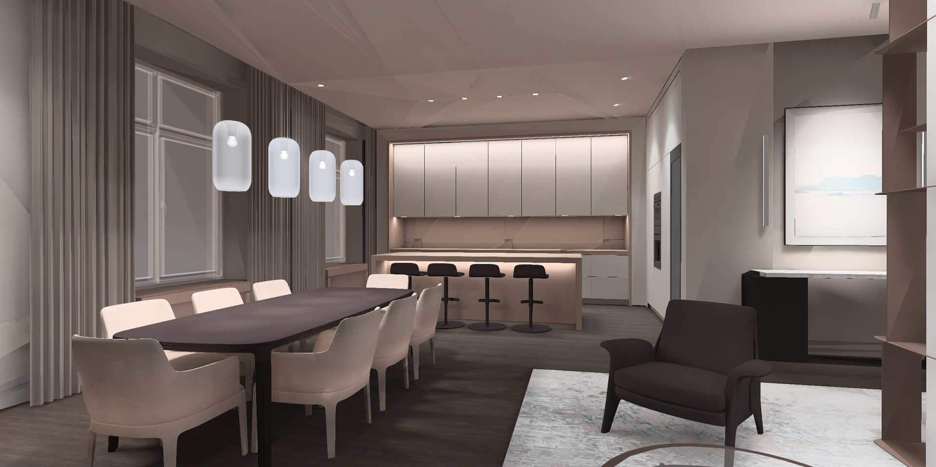 圣彼得堡公寓照明项目丨俄罗斯圣彼得堡丨Markevich Lighting Studio-14