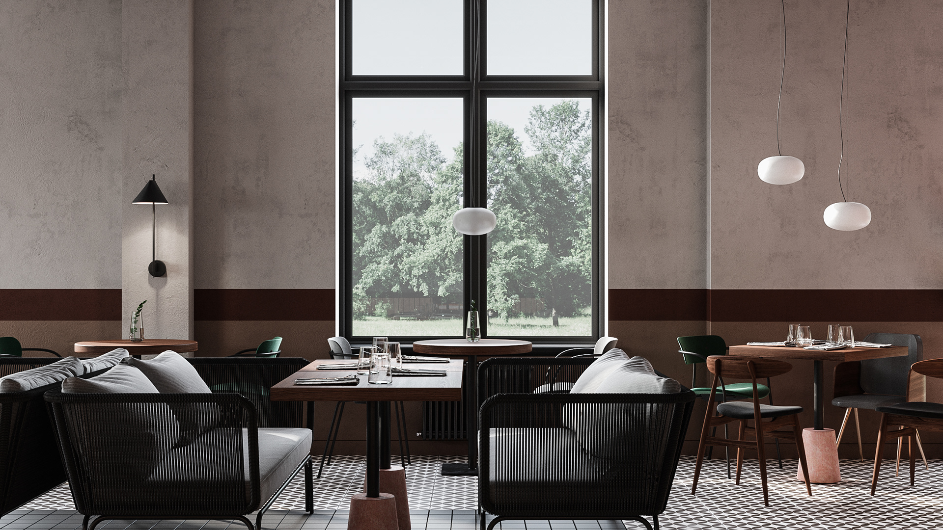 圣彼得堡 89㎡自然魅力随性餐厅-4