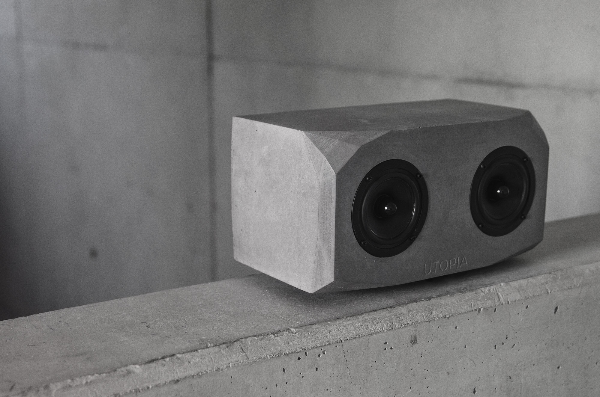 Titan Wireless Concrete Speaker By Utopia Audio-0