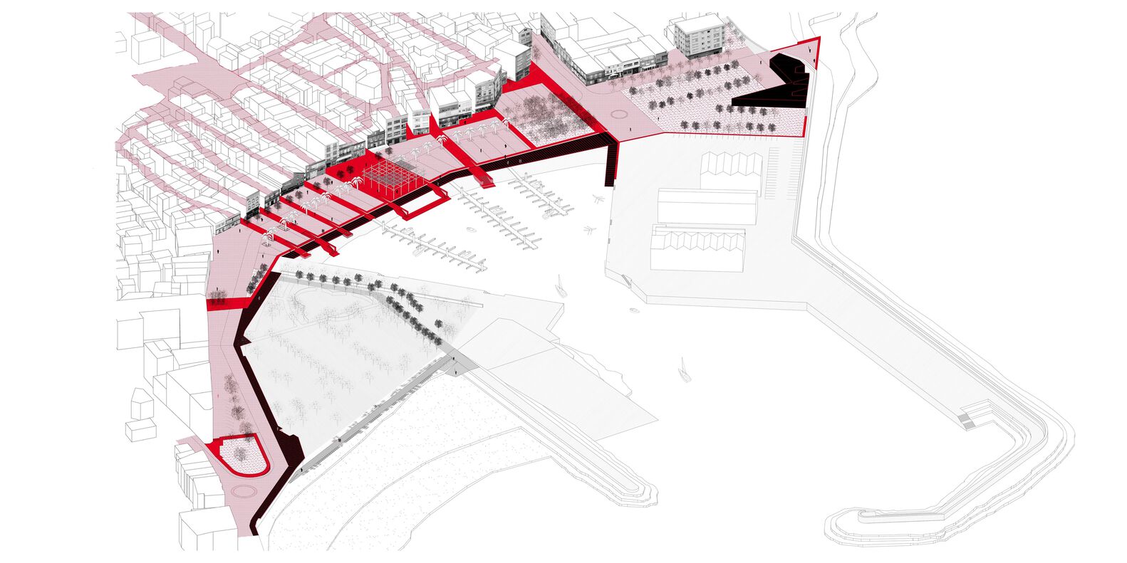 Porto do Son 港口绿色公共空间改造丨西班牙-20