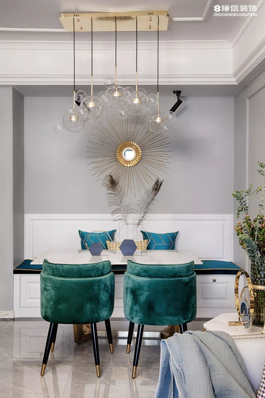 江北美式轻奢三口之家，幸福空间诠释生活美学-56