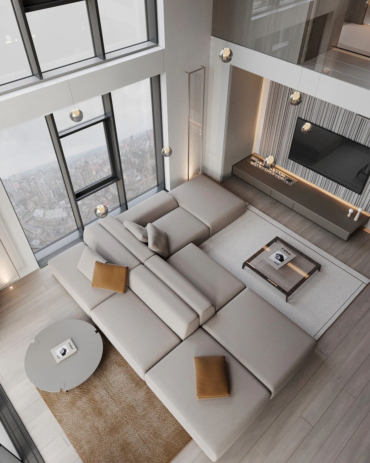 铜绿顶层公寓-5