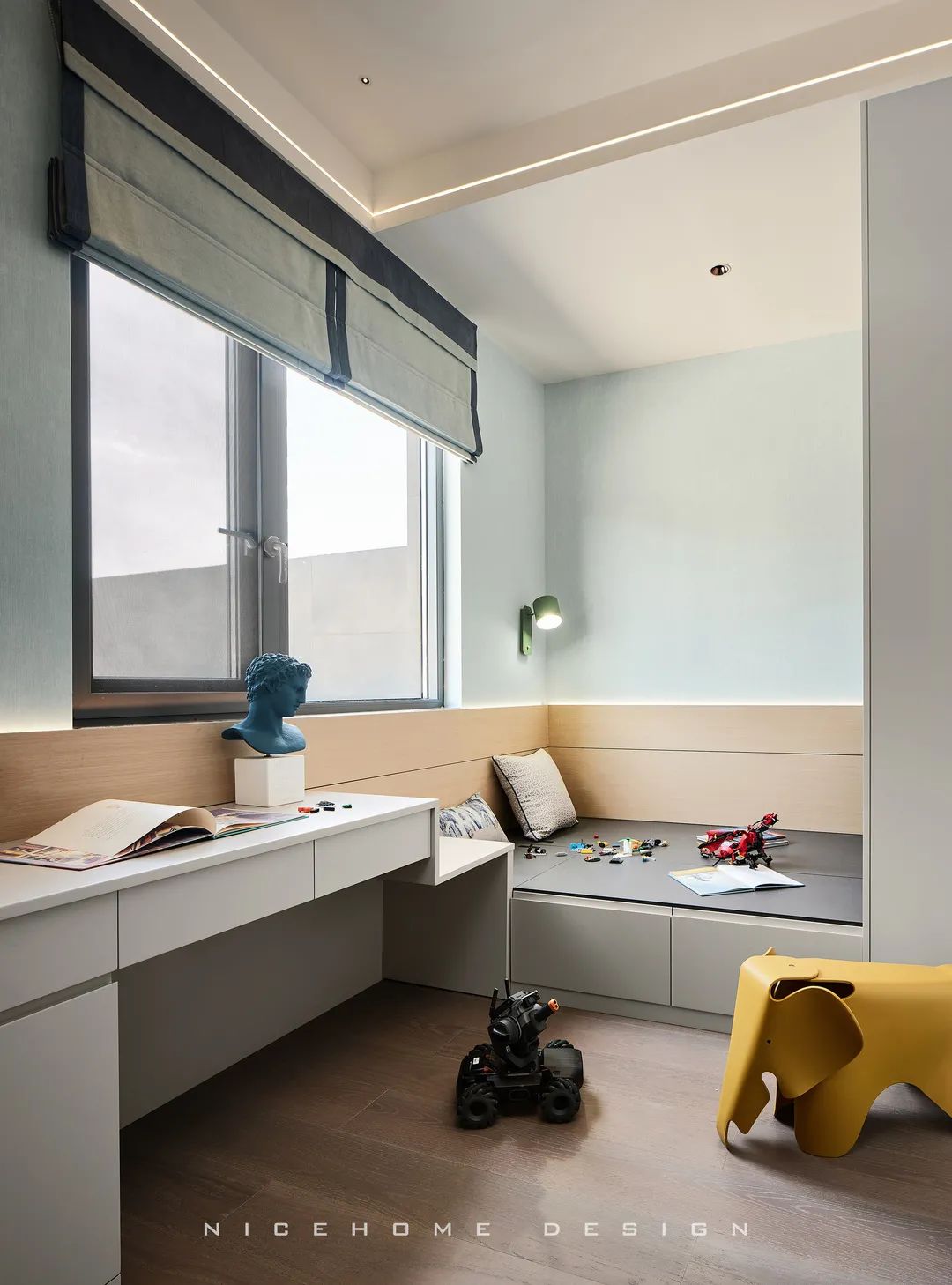 涌宁府现代简约复式住宅丨中国宁波丨浙江南鸿装饰-60