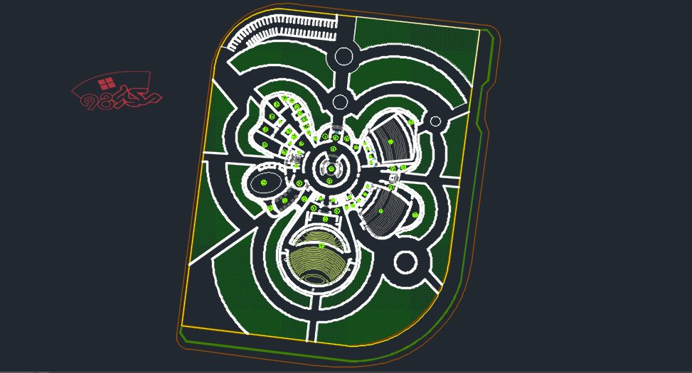 儿童中心建筑项目（代码,3D,图纸）-25