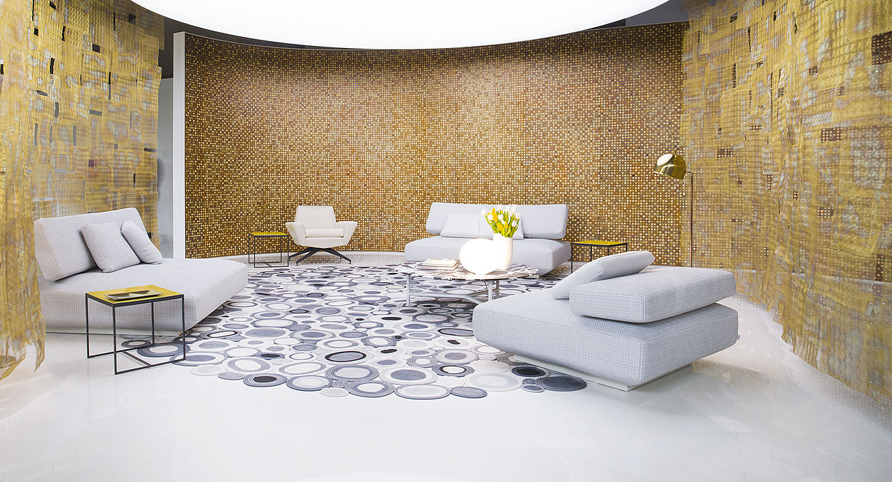 Glow metal mosaic - Paola Lenti - Indoor-1