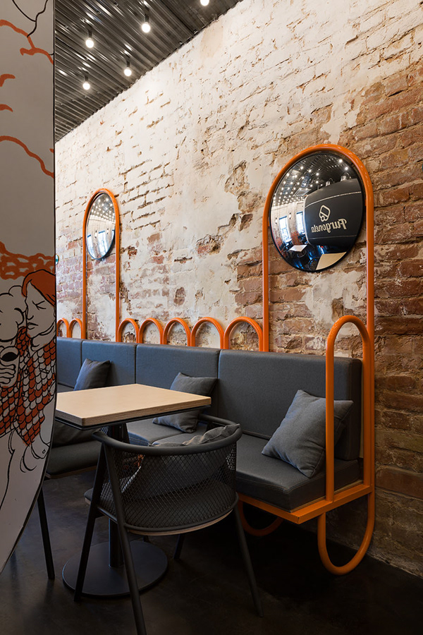 FURGONETA 街头小吃咖啡馆室内设计丨乌克兰基辅丨Oleg Volosovskiy 等-13