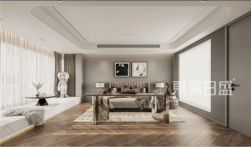 【首发】于凯作品：夏日午后 | 嘉盛龙庭450㎡现代简约风格别墅装修-50