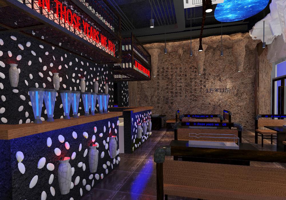 盐城“从那以逅”音乐烧烤餐厅设计-8