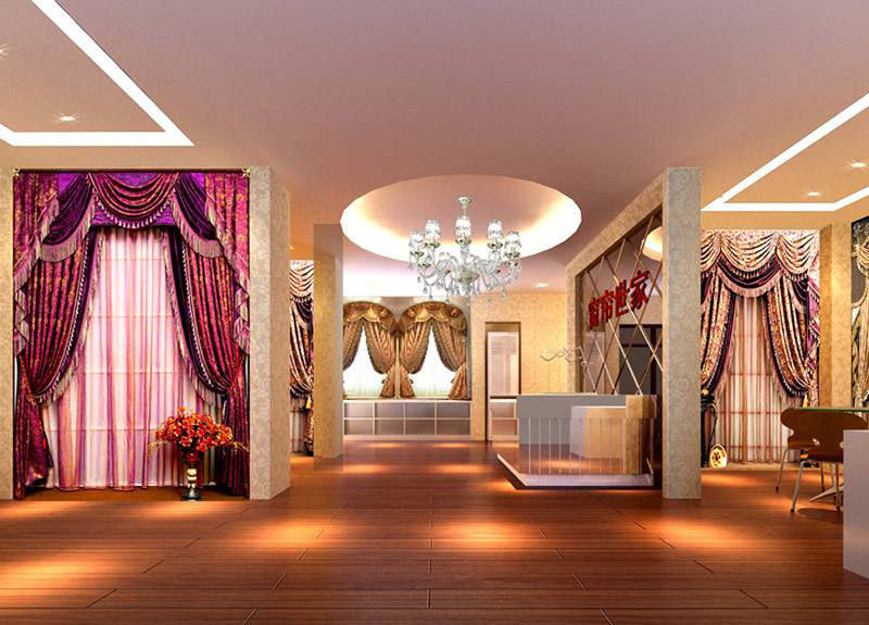 壁纸店.窗帘店设计案例效果图2-5