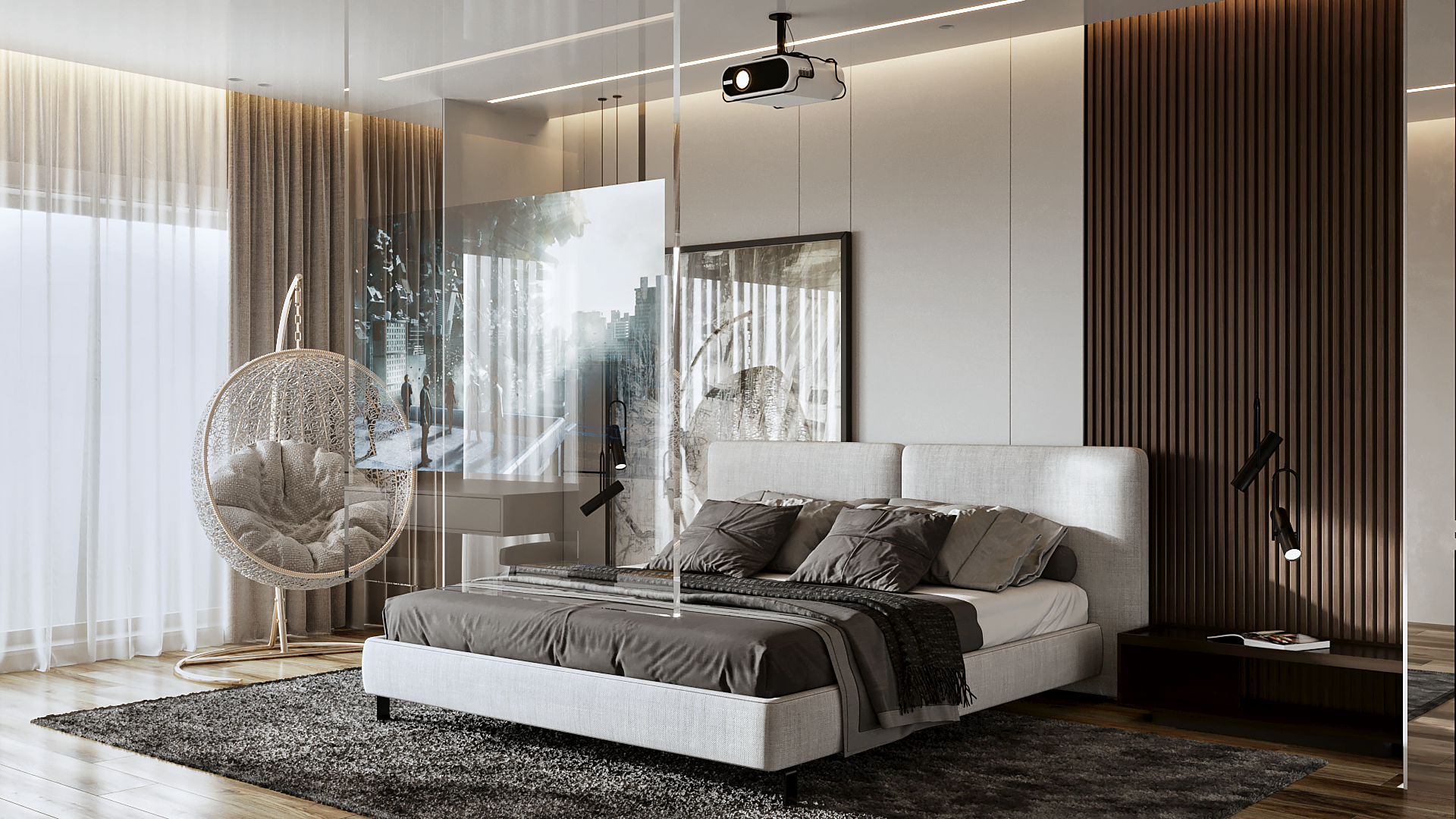 湖景小区中的别墅丨埃及开罗丨Amany Atef-117