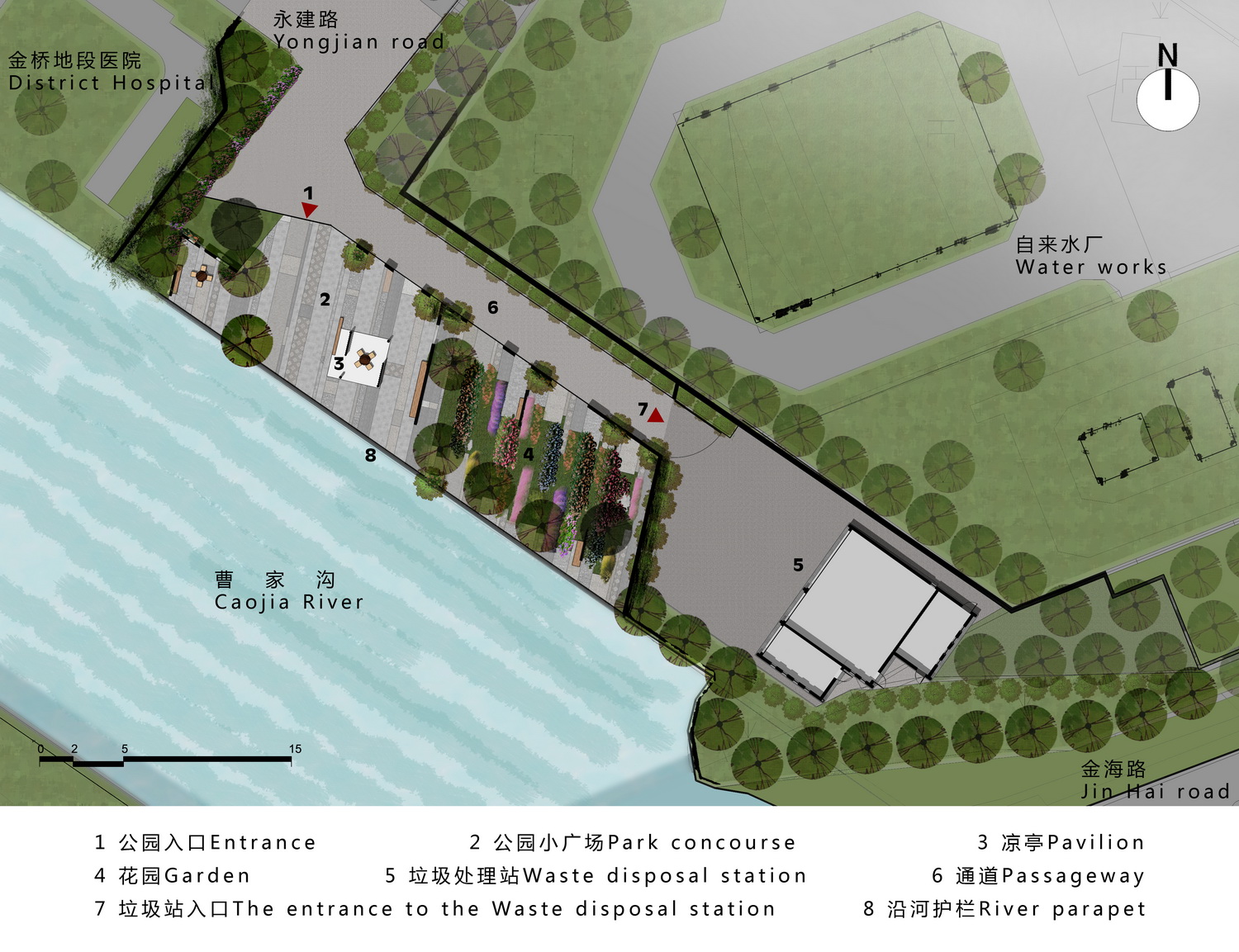 上海浦东金桥镇永建路小公园丨中国浦东新区丨上海善祥建筑设计有限公司-157