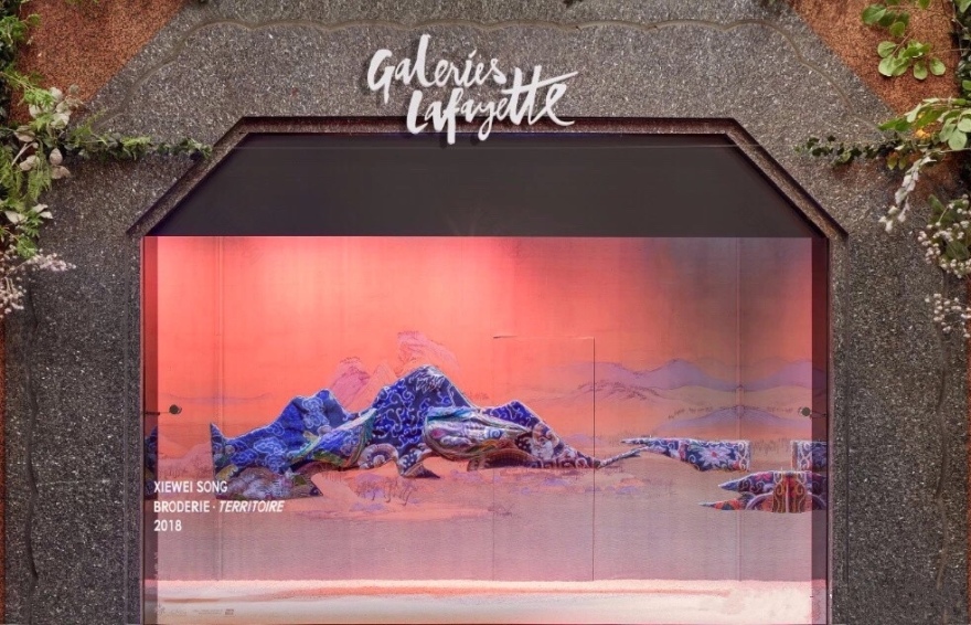 锦绣•山河——老佛爷百货中国风橱窗设计-15