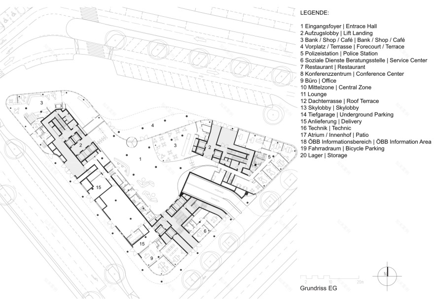 维也纳ÖBB 总部,现代高效绿色办公建筑-52