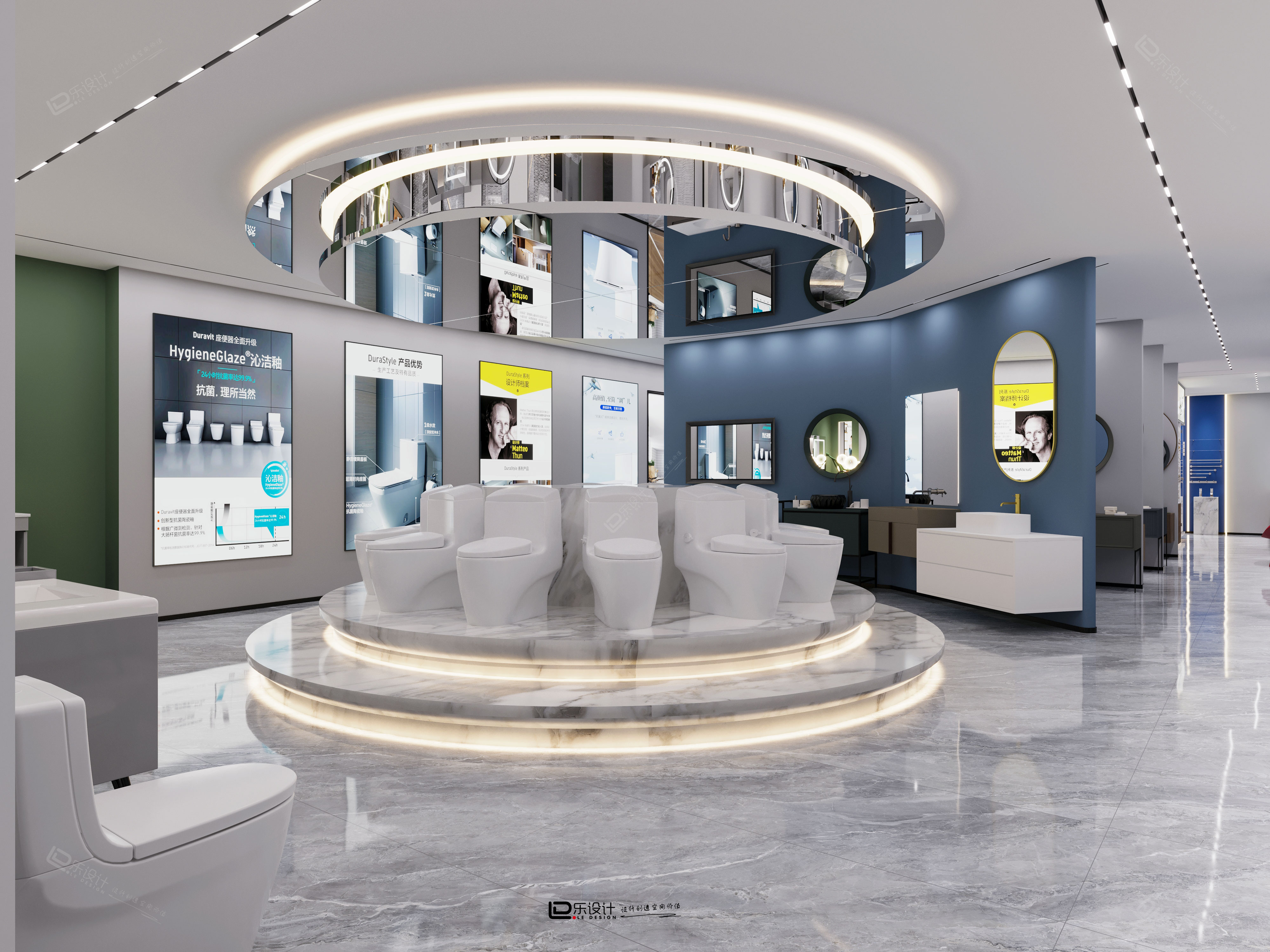 圣都新材料展厅项目丨LD 设计-1