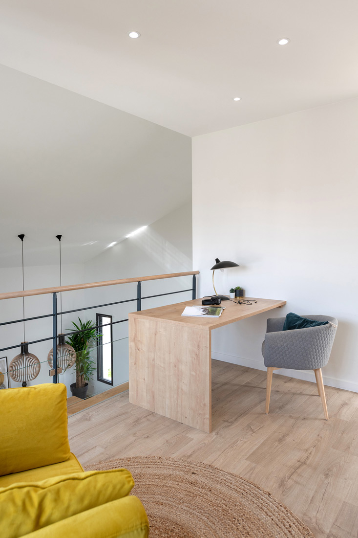 村庄房屋改造成现代别墅项目丨法国丨Soleil Noir（室内建筑师）,Skéa Designer-29