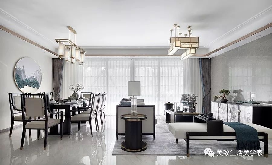 北大资源颐和江南 140,现代中式家居的优雅与闲适-4