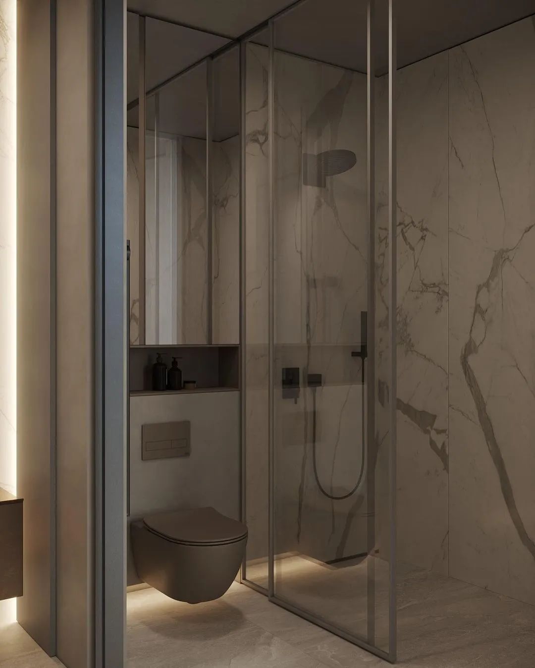 BISCAYNE BLVD 顶层复式极简主义设计丨ArtPartner Architects-54