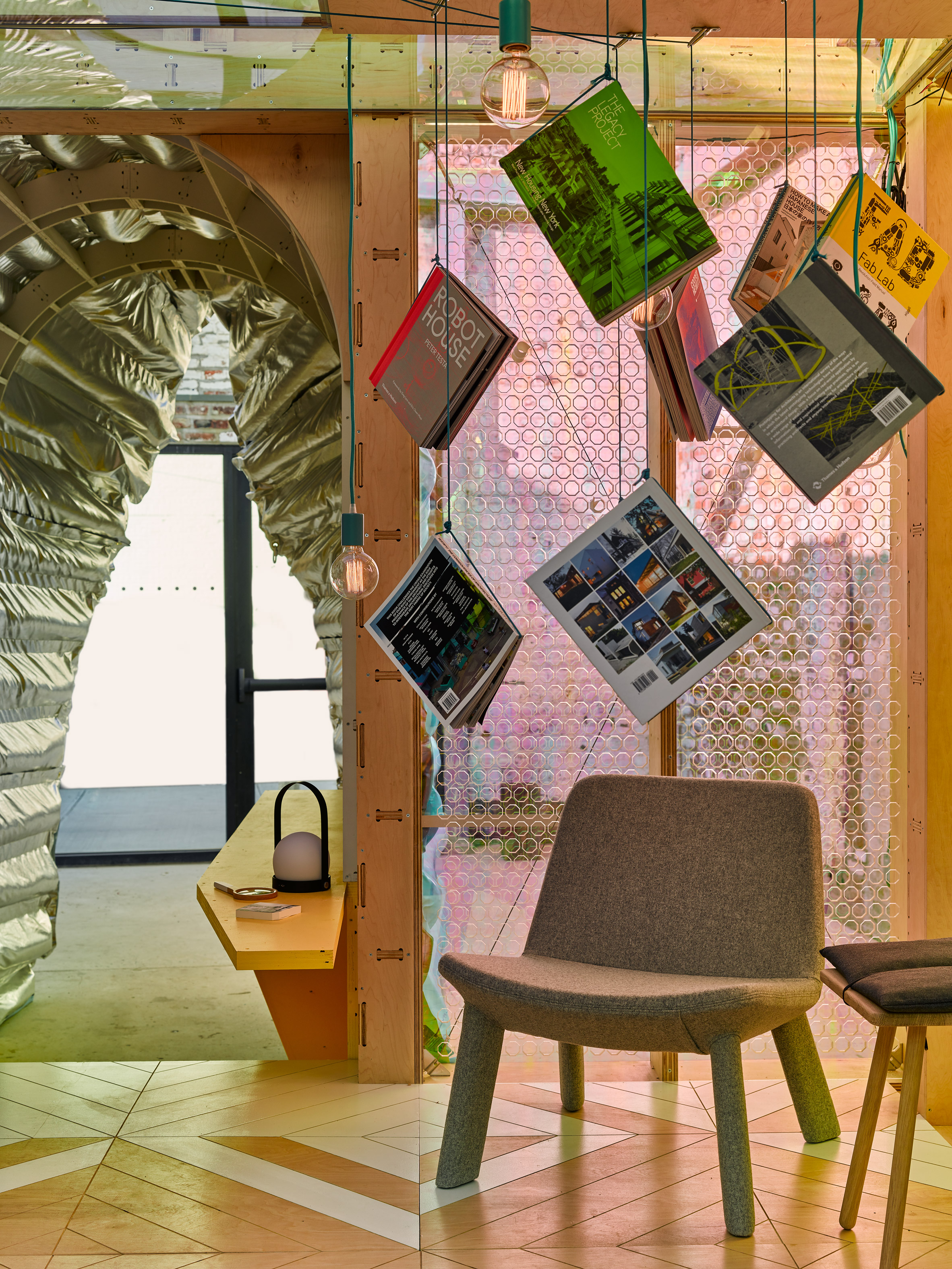 Bureau V adds playful appendages to MINI Living Urban Cabin-12