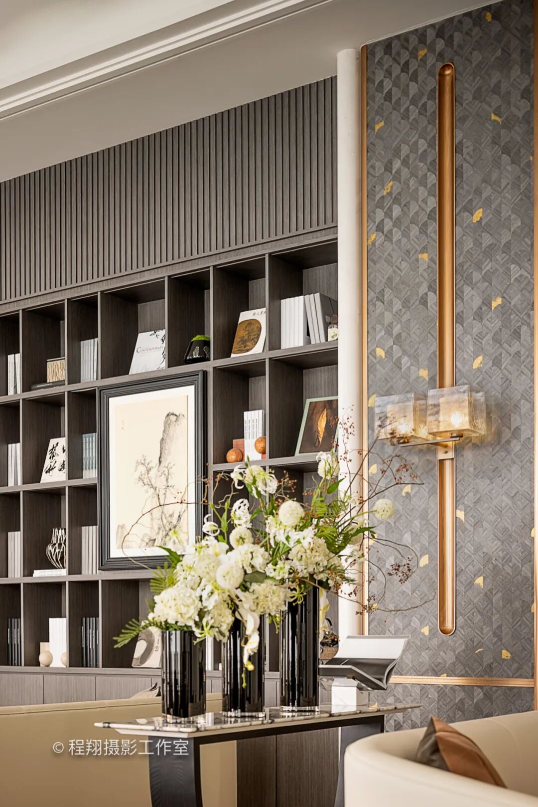 只此青绿，不负春光｜滨江·上品售楼处实景拍摄案例分享-9