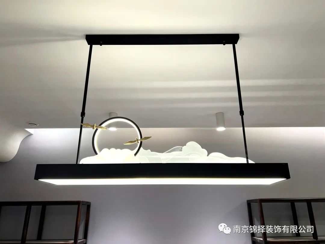 高淳平澜府现代中式下叠设计丨锦择装饰-21